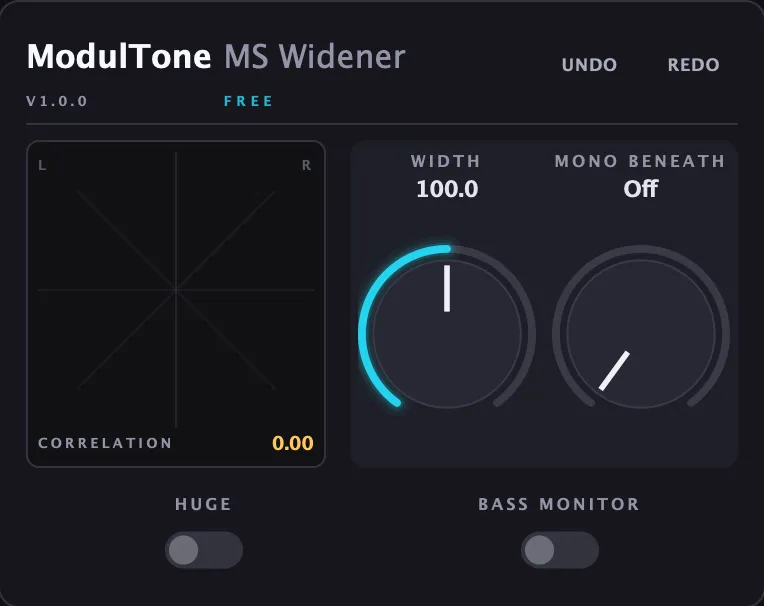 MS Widener interface